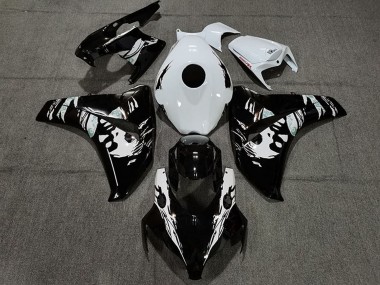 Descuento Carenados Moto Honda CBR1000RR 2008-2011 - Blanco Negro Brillante Le Mis New