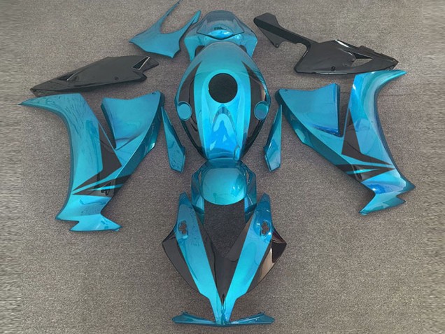 Descuento Carenados Moto Honda CBR1000RR 2012-2016 - Azul Claro Negro Brillante Estilo