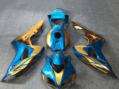 Descuento Carenados Moto Honda CBR1000RR 2006-2007 - Azul Claro Oro