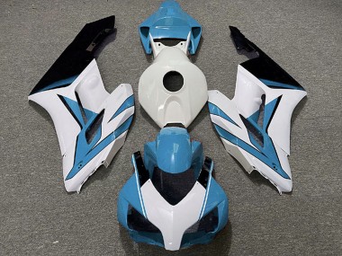 Descuento Carenados Moto Honda CBR1000RR 2004-2005 - Azul Claro Blanco Negro Brillante