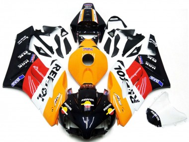 Descuento Kits Carenado Moto Honda CBR1000RR 2004-2005 - Naranja Blanco Rojo Negro Brillante Repsol