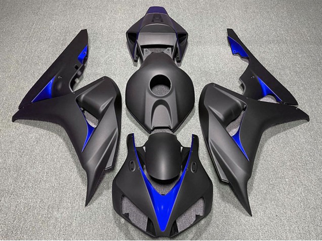 Descuento Carenados Moto Honda CBR1000RR 2006-2007 - Negro Mate Azul