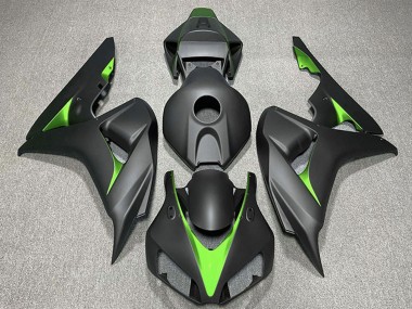 Descuento Carenados Moto Honda CBR1000RR 2006-2007 - Negro Mate Verde