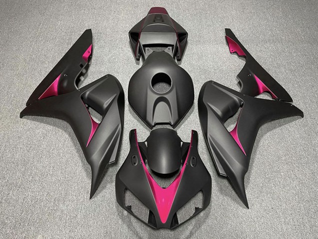 Descuento Carenados Moto Honda CBR1000RR 2006-2007 - Negro Mate Rosa