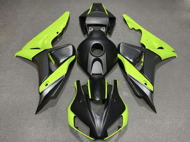 Descuento Carenados Moto Honda CBR1000RR 2006-2007 - Verde Negro Mate