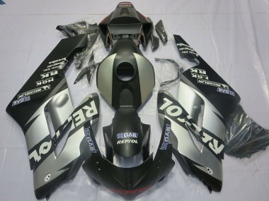 Descuento Carenados Moto Honda CBR1000RR 2004-2005 - Plata Gris Negro Mate Repsol
