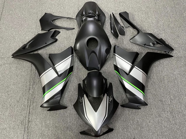 Descuento Carenados Moto Honda CBR1000RR 2012-2016 - Plata Verde Negro Mate