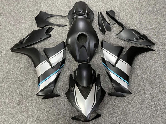 Descuento Carenados Moto Honda CBR1000RR 2012-2016 - Plata Azul Claro Negro Mate