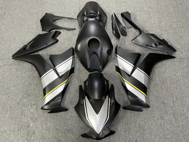 Descuento Carenados Moto Honda CBR1000RR 2012-2016 - Plata Amarillo Negro Mate