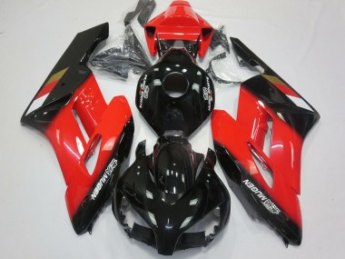 Descuento Carenados Moto Honda CBR1000RR 2004-2005 - Rojo Negro Brillante Mugen