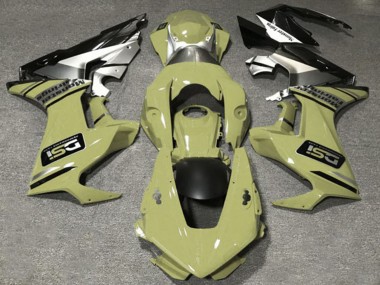 Descuento Carenados Moto Honda CBR1000RR 2017-2023 - Olive Blanco Plata Negro Brillante DSI