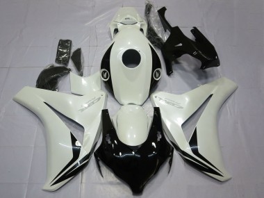 Descuento Carenados Moto Honda CBR1000RR 2008-2011 - Blanco Perla Negro Brillante