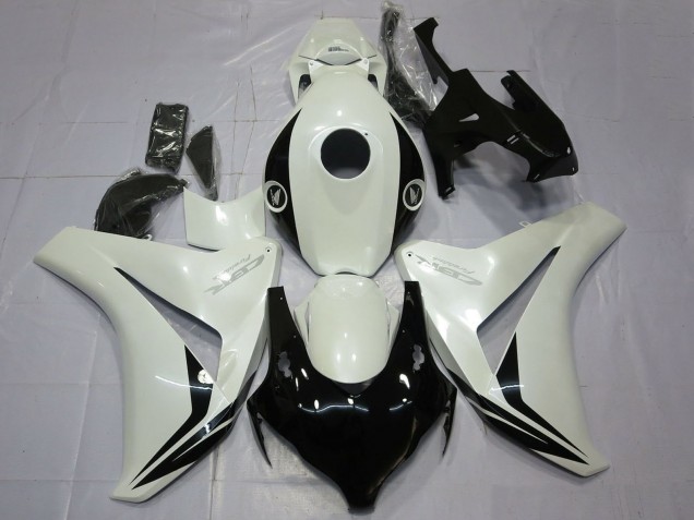Descuento Carenados Moto Honda CBR1000RR 2008-2011 - Blanco Perla Negro Brillante