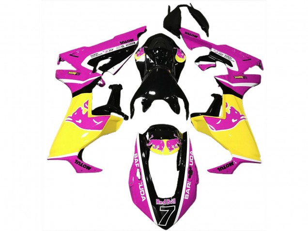Descuento Carenados Moto Honda CBR1000RR 2017-2023 - Rosa Amarillo Negro Brillante Rojo Bull