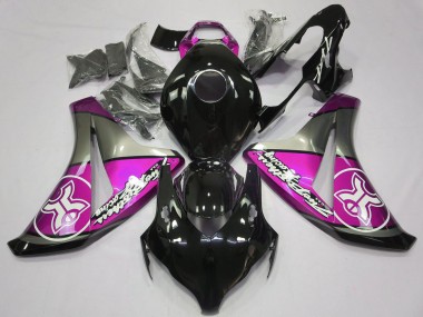 Descuento Carenados Moto Honda CBR1000RR 2008-2011 - Gris Rosa Negro Brillante