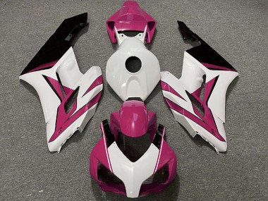 Descuento Carenados Moto Honda CBR1000RR 2004-2005 - Rosa Blanco Negro Brillante