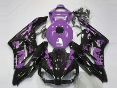 Descuento Carenados Moto Honda CBR1000RR 2004-2005 - Púrpura Claro Negro Brillante Le Mis