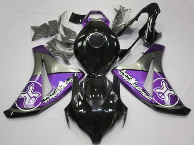 Descuento Carenados Moto Honda CBR1000RR 2008-2011 - Púrpura Gris Negro Brillante
