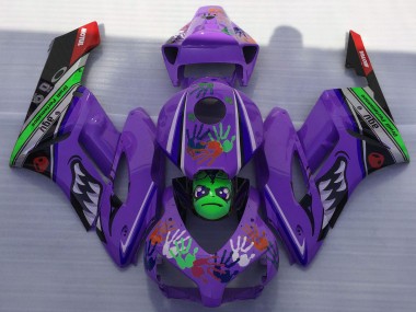 Descuento Carenados Moto Honda CBR1000RR 2004-2005 - Púrpura Verde Negro Rojo Tiburón