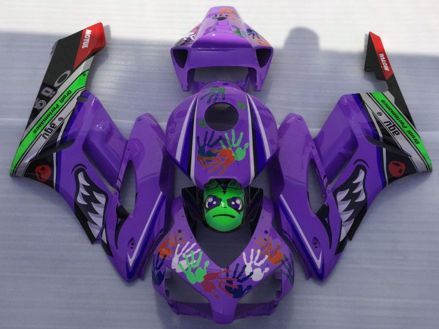 Descuento Carenados Moto Honda CBR1000RR 2004-2005 - Púrpura Verde Negro Rojo Tiburón
