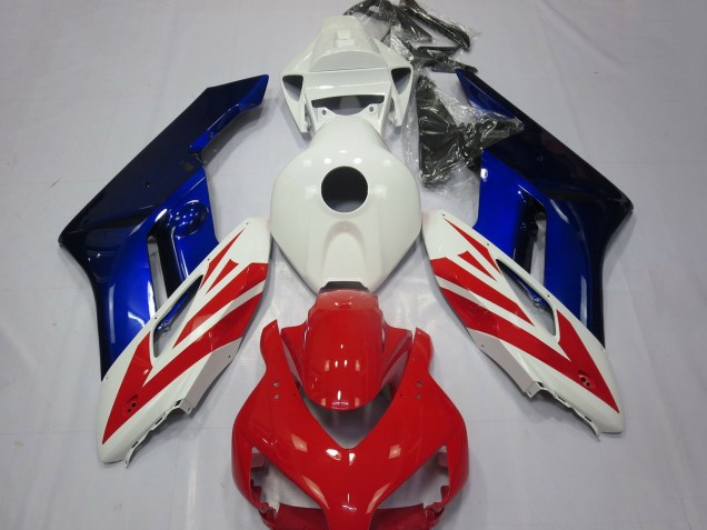 Descuento Carenados Moto Honda CBR1000RR 2004-2005 - Blanco Rojo Azul