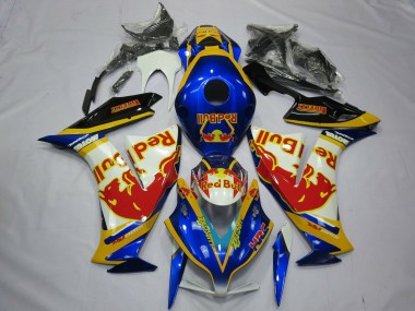Descuento Carenados Moto Honda CBR1000RR 2012-2016 - Blanco Azul Amarillo Rojo Bull