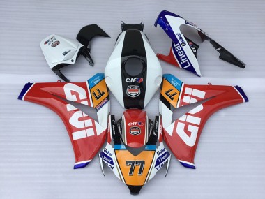 Descuento Carenados Moto Honda CBR1000RR 2008-2011 - Blanco Rojo Azul Naranja Negro Elf Givi 77