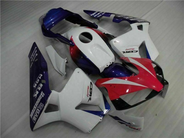 Descuento Carenado Moto Honda CBR600RR 2003-2004 - Blanco Rojo Azul