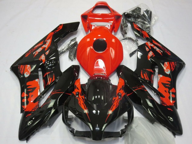 Descuento Carenados Moto Honda CBR1000RR 2004-2005 - Rojo Negro Brillante Le Mis