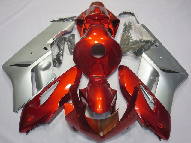 Descuento Carenados Moto Honda CBR1000RR 2004-2005 - Plata Rojo