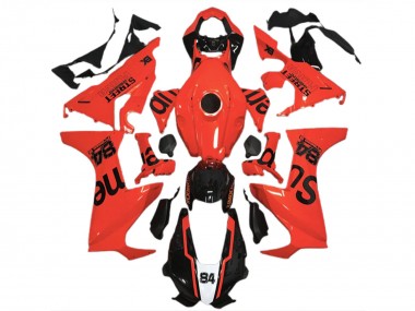 Descuento Carenados Moto Honda CBR1000RR 2017-2023 - Rojo Negro Brillante Street Flava