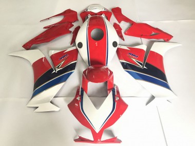 Descuento Carenado Moto Honda CBR1000RR 2012-2016 - Blanco Rojo Azul
