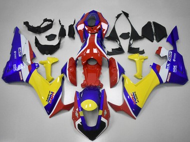 Descuento Carenados Moto Honda CBR1000RR 2017-2023 - Blanco Rojo Azul Amarillo HRC