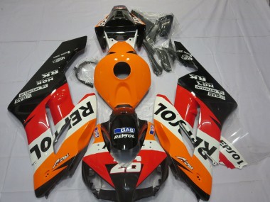 Descuento Carenados Moto Honda CBR1000RR 2004-2005 - Naranja Blanco Rojo Negro Brillante Repsol 26