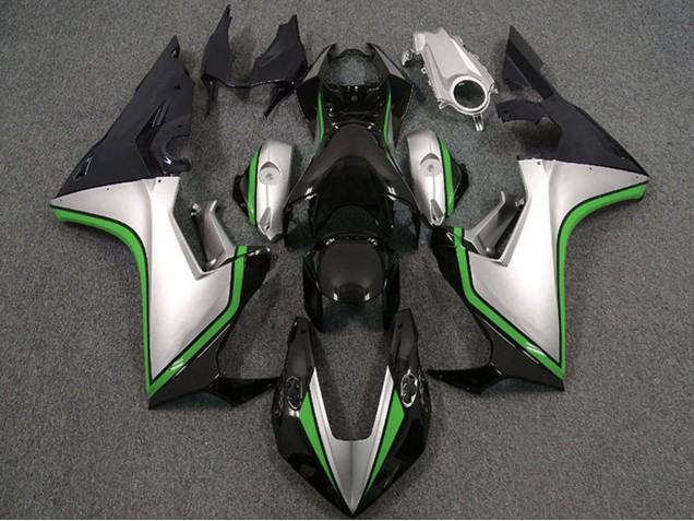 Descuento Carenados Moto Honda CBR1000RR 2017-2023 - Plata Verde Negro Brillante