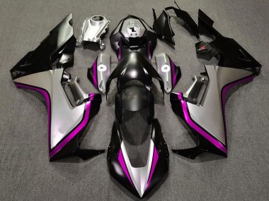Descuento Carenados Moto Honda CBR1000RR 2017-2023 - Plata Rosa Negro Brillante