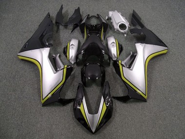 Descuento Carenados Moto Honda CBR1000RR 2017-2023 - Plata Amarillo Negro Brillante