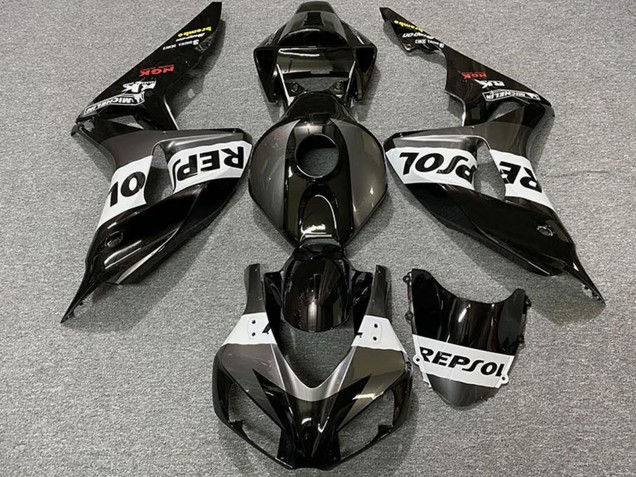 Descuento Carenados Moto Honda CBR1000RR 2006-2007 - Gris Blanco Negro Brillante Repsol