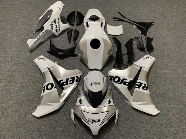 Descuento Carenados Moto Honda CBR1000RR 2008-2011 - Blanco Plata Negro Repsol