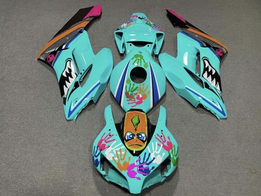 Descuento Carenados Moto Honda CBR1000RR 2004-2005 - Azul Verdoso Naranja Rosa Negro Tiburón