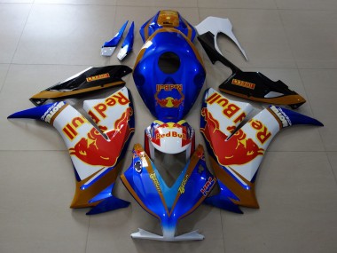 Descuento Carenados Moto Honda CBR1000RR 2012-2016 - Blanco Azul Oro Rojo Bull