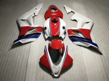 Descuento Carenados Moto Honda CBR600RR 2007-2008 - Blanco Rojo Azul Oscuro Negro OEM Estilo