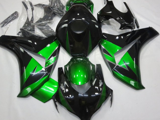 Descuento Carenados Moto Honda CBR1000RR 2008-2011 - Verde Negro Brillante
