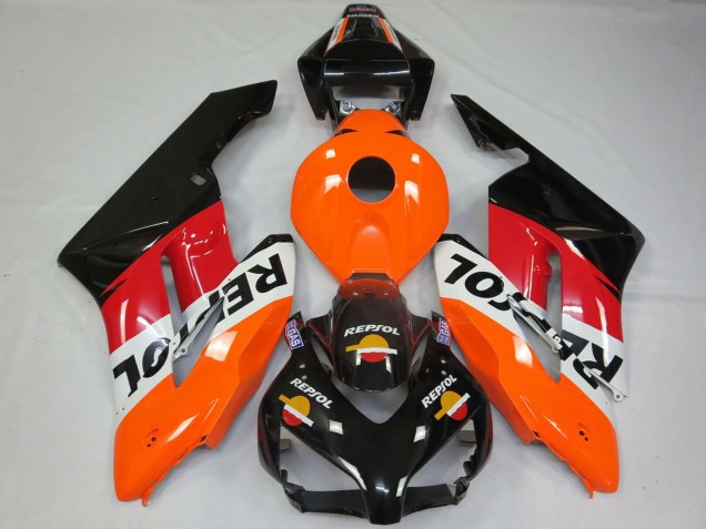 Descuento Carenados Moto Honda CBR1000RR 2004-2005 - Naranja Blanco Rojo Negro Brillante Repsol