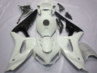 Descuento Carenados Moto Honda CBR1000RR 2006-2007 - Blanco Negro Brillante