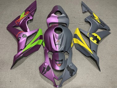 Descuento Carenados Moto Honda CBR600RR 2007-2008 - Gris Púrpura Bat Man vs Joker Mate