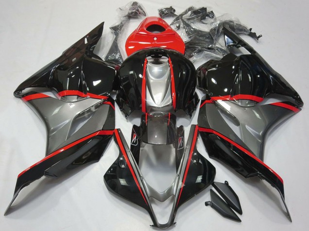 Descuento Carenados Moto Honda CBR600RR 2009-2012 - Rojo Gris Negro Brillante