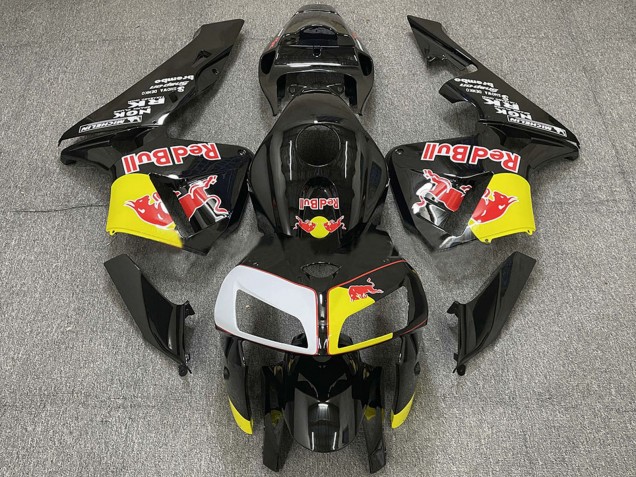 Descuento Carenados Moto Honda CBR600RR 2005-2006 - Negro Amarillo Blanco Rojo Bull