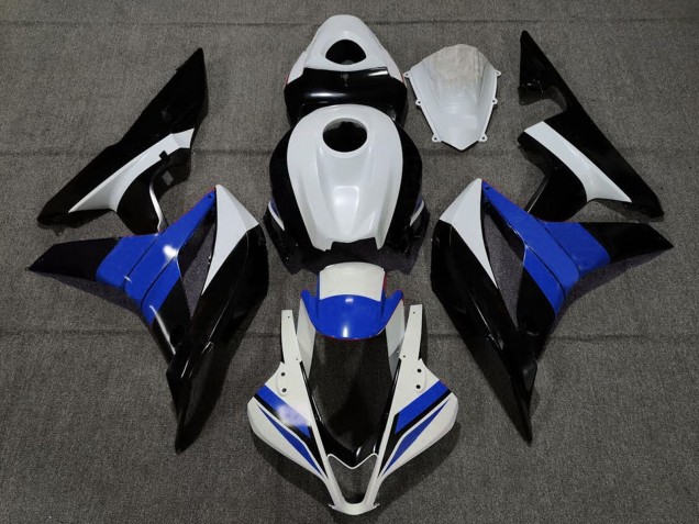 Descuento Carenados Moto Honda CBR600RR 2007-2008 - Blanco Azul Negro Brillante