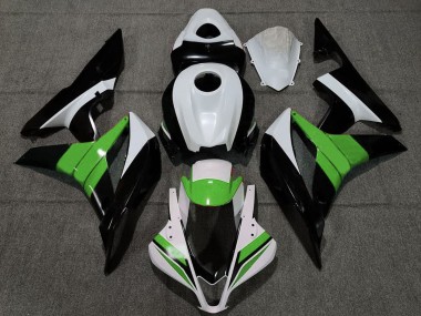 Descuento Carenados Moto Honda CBR600RR 2007-2008 - Blanco Verde Negro Brillante